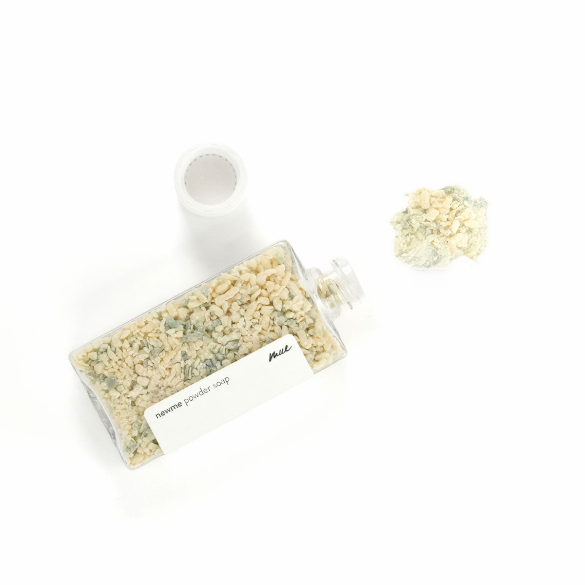 newme powder soap